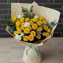 Букет цветов из:  Розы в Старое