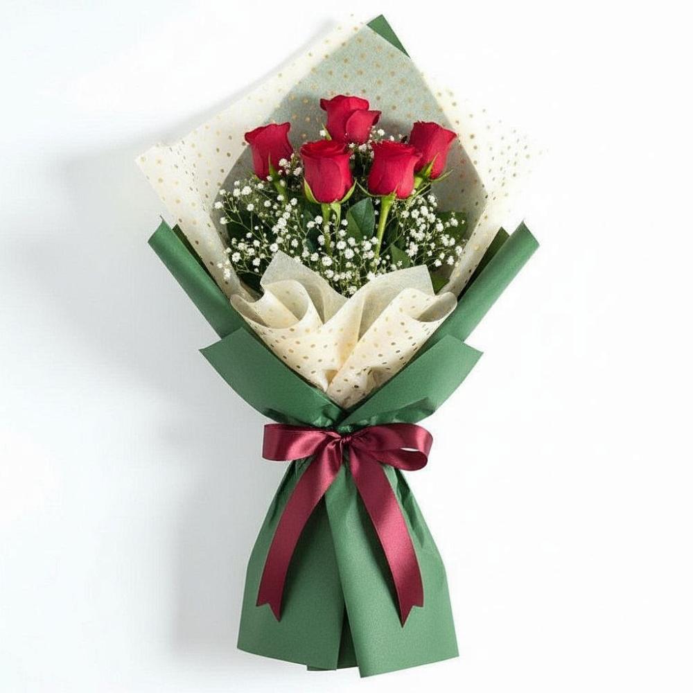 Букет цветов из: Розы в Старое