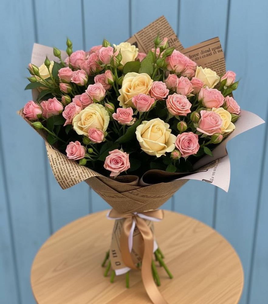 Букет цветов из: Розы в Старое