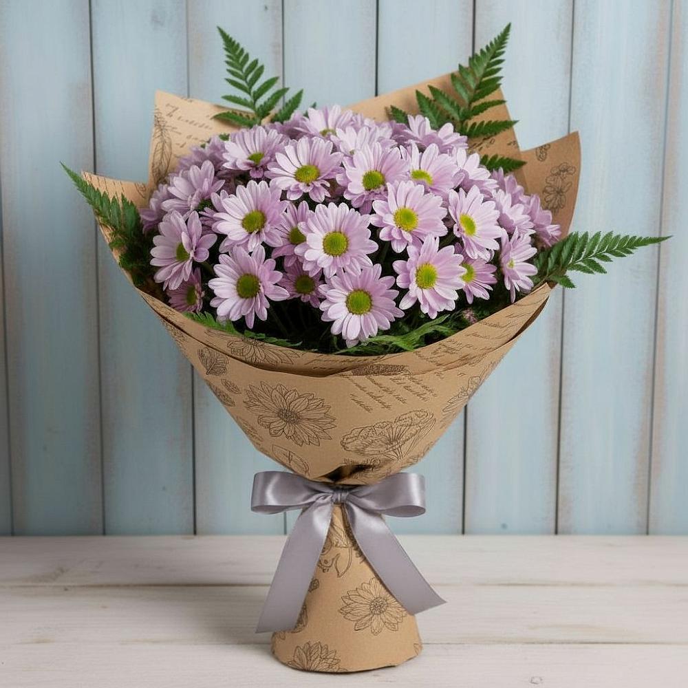 Букет цветов из: Хризантемы в Старое
