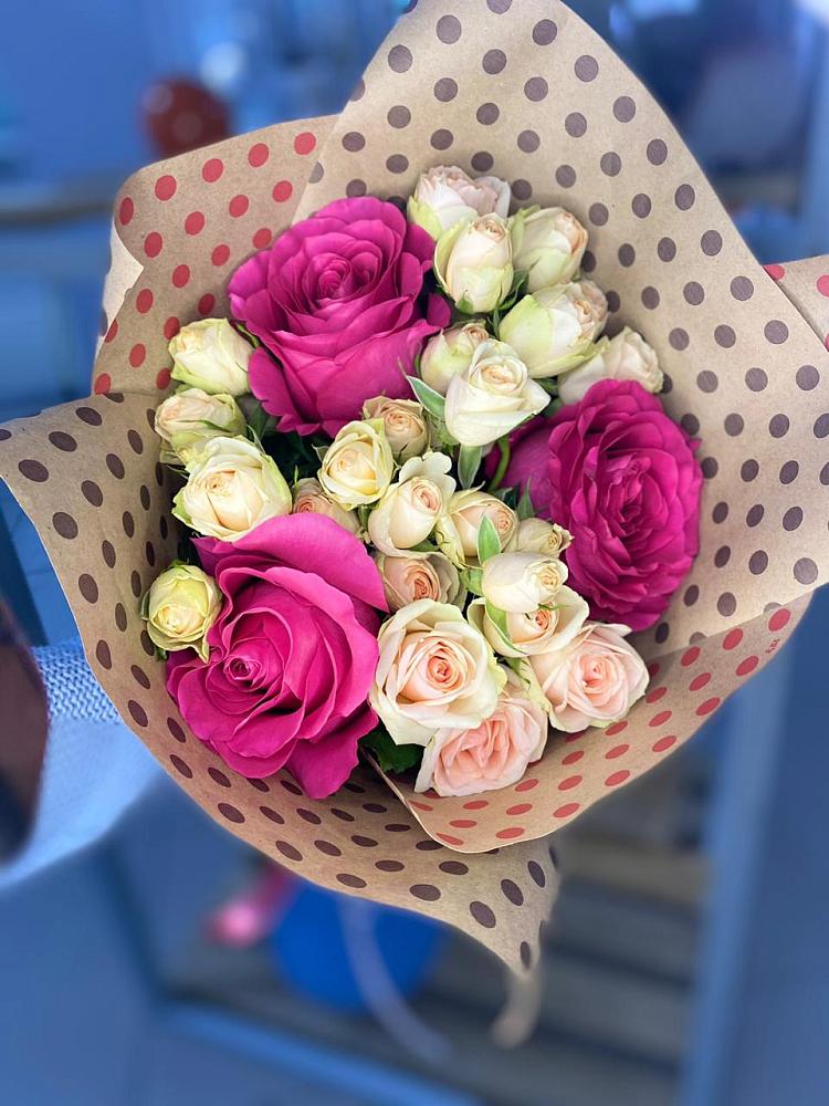 Букет цветов из: Розы в Старое