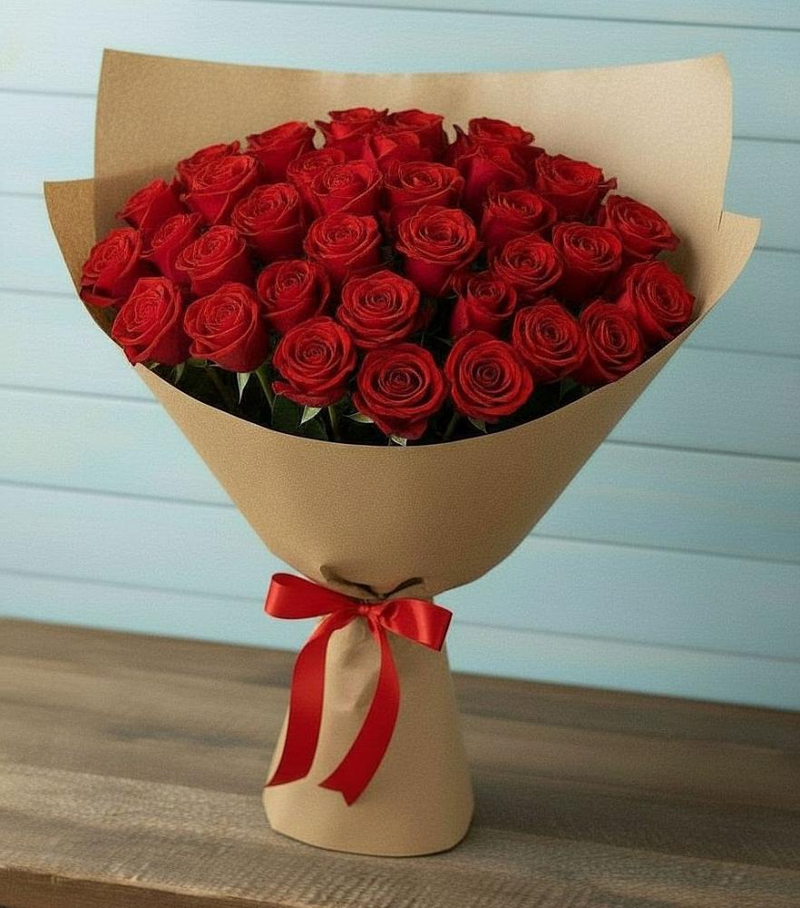 Букет Красные розы Милано в Старое