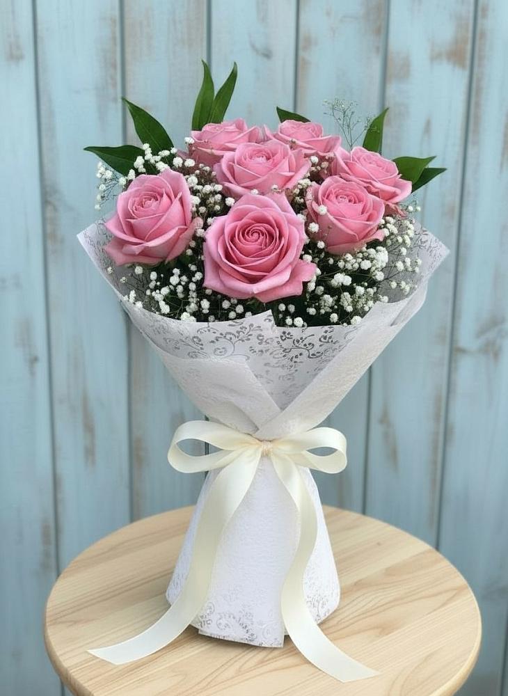 Букет цветов из: Розы в Старое