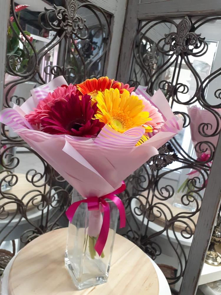 Букет цветов из: Герберы в Старое