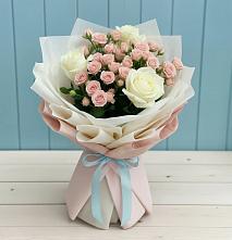 Букет цветов из:  Розы в Старое