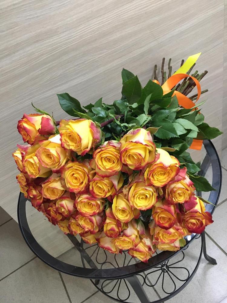 Букет Желтые розы в Старое