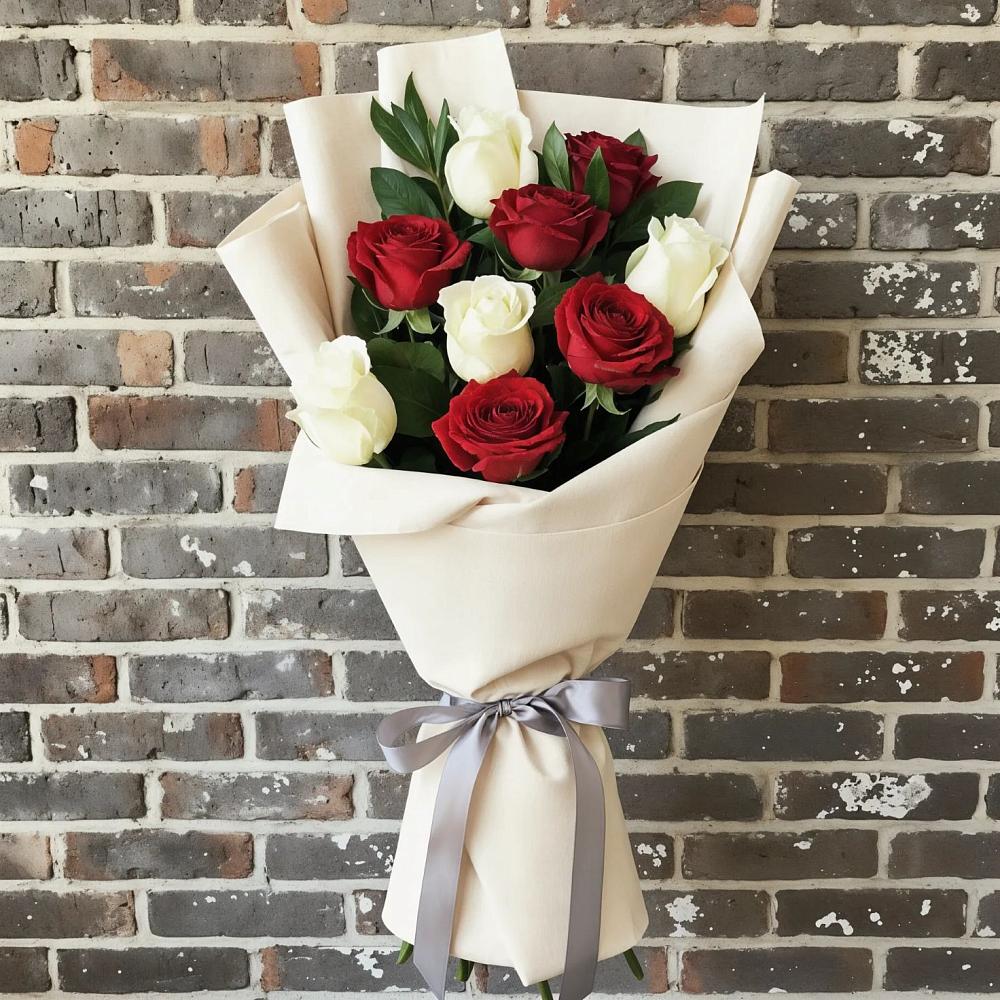 Букет цветов из: Розы в Старое