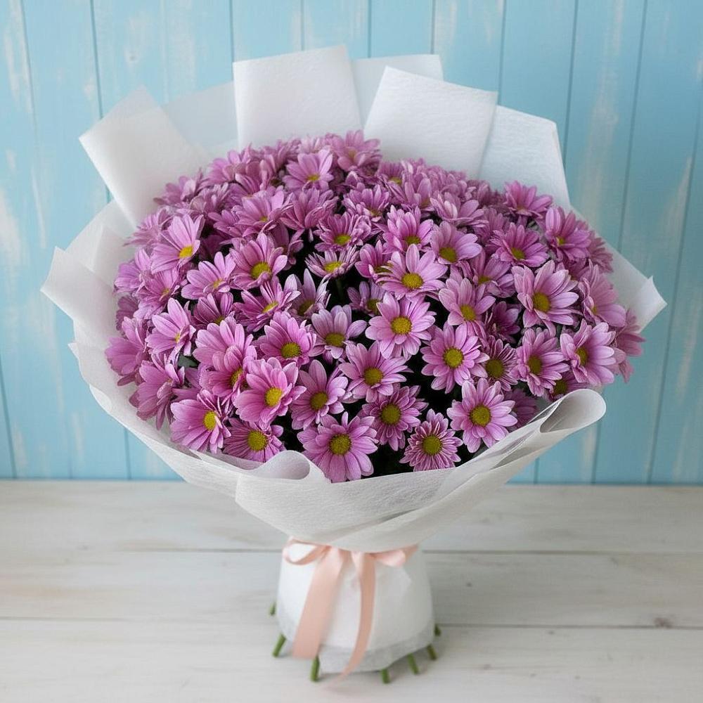 Букет цветов из: Хризантемы в Старое