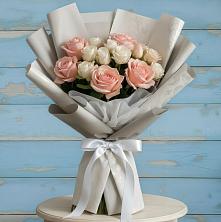 Букет цветов из:  Розы в Старое