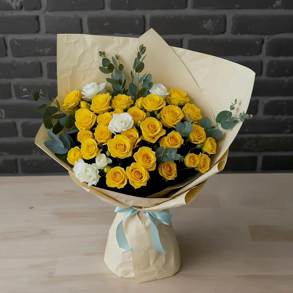 Букет цветов из: Розы в Старое