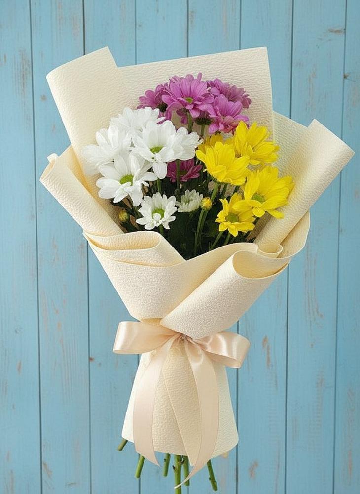 Букет цветов из: Хризантемы в Старое