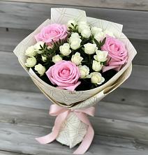 Букет цветов из:  Розы в Старое