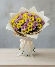 Букет цветов из:  Хризантемы в Старое