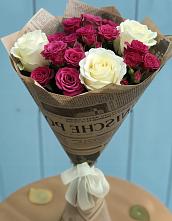 Букет цветов из:  Розы в Старое
