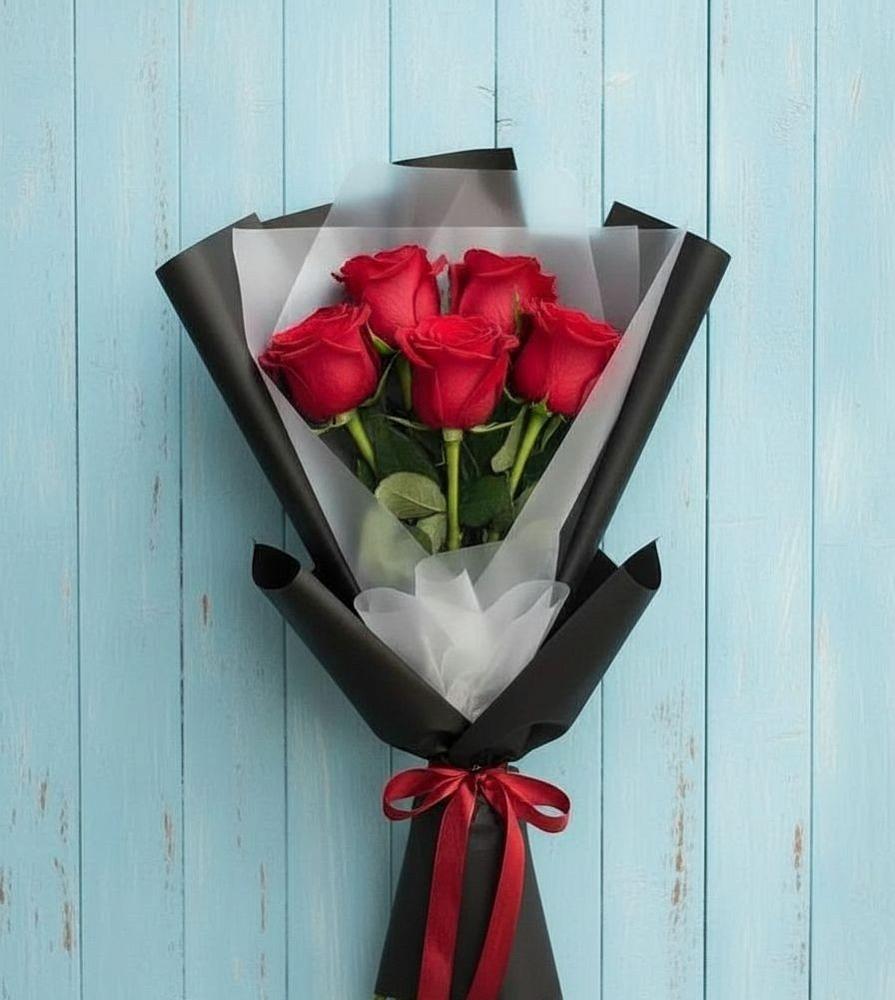 Букет цветов из: Розы в Старое