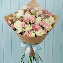 Букет цветов из:  Розы в Старое